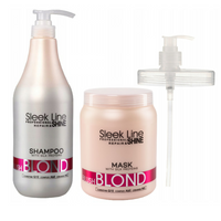 STAPIZ Zestaw do włosów blond BLUSH BLOND - 2x1000ml + pompka