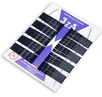 IZA Wsuwki do włosów dwie kulki CZARNE POŁYSK 6cm - 100 sztuk - 306/100