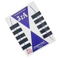 IZA Wsuwki do włosów proste CZARNE 4cm - 100 sztuk