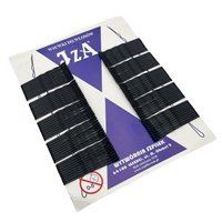 IZA Wsuwki do włosów dwie kulki CZARNE MATOWE 5cm - 100 sztuk