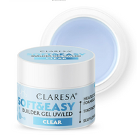 CLARESA Żel budujący do paznokci Soft&Easy CLEAR - 12g - MAŁY