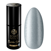 BOSKA NAILS Lakier hybrydowy BMetalic Silver 397 - 6ml