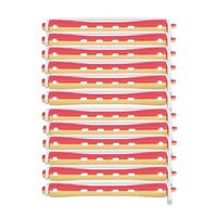 XHAIR Wałki do trwałej ondulacji długie 9mm 12 sztuk  - XH210004 - DŁUGIE