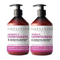BIOELIXIRE Zestaw do włosów suchych i zniszczonych CZARNUSZKA - 2x500ml