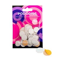STALEKS Wymienne dyski tarcze pilniki do pedicure #180 PODODISC S 15 mm - 50 sztuk - PDF-15-180w