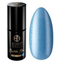 BOSKA NAILS Lakier hybrydowy BMetalic Blue 398 - 6ml