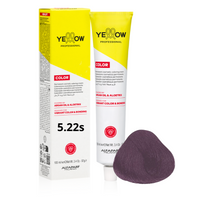 ALFAPARF YELLOW Farba do włosów 5.22s - Jasny ultra intensywny fioletowy brąz - 100ml