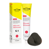 ALFAPARF YELLOW Farba do włosów 6.1 - Ciemny popielaty blond - 100ml