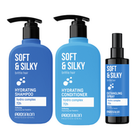 CHANTAL Zestaw do włosów suchych i zniszczonych SOFT & SILKY 2x375ml + 200ml