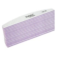 STYLISTIC Pilnik do paznokci ŁÓDKA PÓŁKSIĘŻYC - 100/180 - 50 sztuk - 100/180