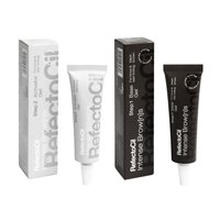 ZESTAW Refectocil do koloryzacji brwi AKTYWATOR + BLACK BROWN - 2x15ml