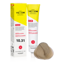 ALFAPARF YELLOW Farba do włosów 10.31 - Najjaśniejszy złoty popielaty blond - 100ml