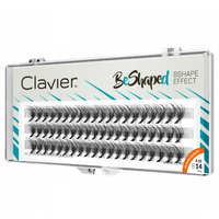CLAVIER Kępki rzęs BeShaped skręt B - 14mm