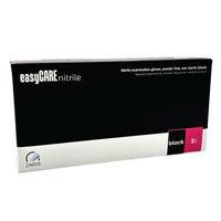 ZARYS Rękawice nitrylowe bezpudrowe 100 sztuk Czarne - S