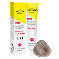 ALFAPARF YELLOW Farba do włosów 9.21 - Bardzo jasny fioletowo popielaty blond - 100ml