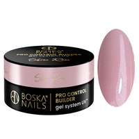 BOSKA NAILS Żel budujący PRO CONTROL BUILDER - Shine Rose - 30ml - ŚREDNI