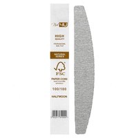 NAIL4U Pilnik do paznokci PÓŁKSIĘŻYC Standard 100/180 Natural Series PAPER CORE - 1 sztuka