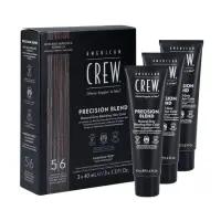 AMERICAN CREW Odsiwiacz dla mężczyzn do włosów i brody Medium Ash - Średni Popielaty - 5-6 - 3x40ml