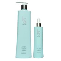 PROFIS Zestaw nawilżający do włosów suchych LADY SPA Szampon + Mleczko w sprayu ECTO FUSION