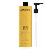 SELECTIVE Odżywka wygładzająca do włosów ON CARE SMOOTH - 1000ml + pompka
