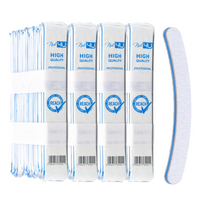 Nail4U Pilnik do paznokci 100/180 BANAN - 100 sztuk