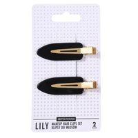 SISTER YOUNG Spinki do włosów LILY - BLACK - 2 sztuki