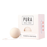 SISTER YOUNG Gąbka do mycia twarzy PURA Konjac White/Biała - 1 sztuka