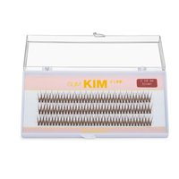 MUA STORE Kępki rzęs jedwabne SLIM KIM V-line - 10mm - BRĄZOWE