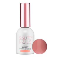 SAUTE NAILS Baza hybrydowa do paznokci Luxury NATURAL BEIGE BASE - 8ml
