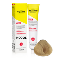 ALFAPARF YELLOW Farba do włosów 9 COOL - Chłodny bardzo jasny naturalny blond - 100ml