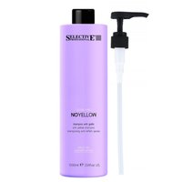 SELECTIVE Szampon do włosów blond NO YELLOW - 1000ml + POMPKA