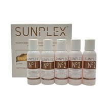 SUNPLEX Kuracja regenerująca do włosów 5x50ml - 250ml