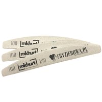 Pilniki do paznokci PÓŁKSIĘŻYC Standard FRYZJEROWA 100/180 - 25 sztuk