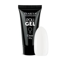 CLARESA Żel budujący do paznokci POLI GEL Clear - 30g