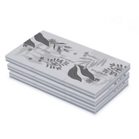 ABA GROUP Blok jednorazowych polerek do odrywania Flowers 100/100 - 45 sztuk