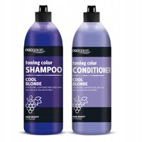 CHANTAL PROSALON Szampon i Odżywka do włosów blond COOL BLONDE - 2x500g