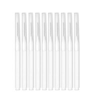 NAIL4U Szczoteczki do laminacji brwi - Białe - 10 sztuk