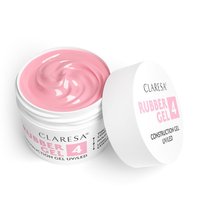 CLARESA Żel budujący do paznokci RUBBER GEL 4 - 90g - DUŻY