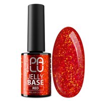 PALU Baza hybrydowa do paznokci JELLY BASE RED - 11g