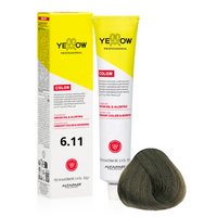 ALFAPARF YELLOW Farba do włosów 6.11 - Ciemny intensywny popielaty blond - 100ml