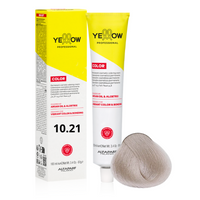 ALFAPARF YELLOW Farba do włosów 10.21 - Najjaśniejszy fioletowy popielaty blond - 100ml