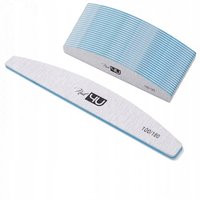 NAIL4U Pilnik do paznokci BASIC Naked ŁÓDKA 100/180 - 250 sztuk (10 opakowań)