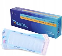 MEDAL Torebki do sterylizacji foliowo-papierowe 90mm x 230mm - 200 sztuk