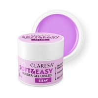 CLARESA Żel budujący do paznokci Soft&Easy LILAC - 90g - DUŻY