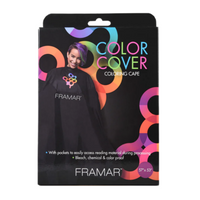 FRAMAR Peleryna fryzjerska na napy COLOR COVER 145x135cm - CAPE-COL