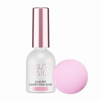 SAUTE NAILS Baza hybrydowa do paznokci Luxury CANDY PINK BASE - 8ml