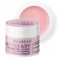 CLARESA Żel budujący do paznokci Soft&Easy PINK CHAMPAGNE - 90g - DUŻY