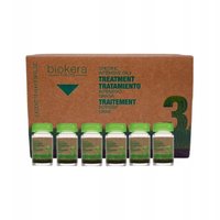 BIOKERA Ampułki do włosów przetłuszczających się 6x10ml - Zielone 3