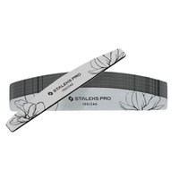 STALEKS Pilnik mineralny do paznokci ŁÓDKA Półksiężyc EXPERT 40 - 150/240 - 25 sztuk