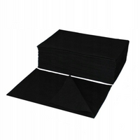 EKO-HIGIENA Ręczniki jednorazowe włókninowe CZARNE - 40x70 - 50 sztuk